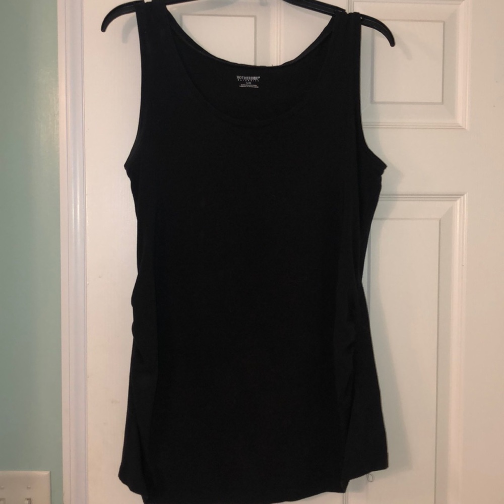 Size L Motherhood Maternity black tank